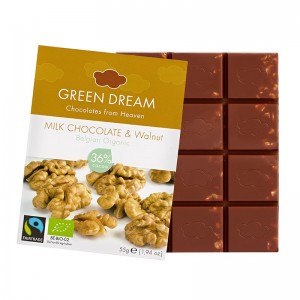 Green Dream Cevizli Sütlü Tablet Çikolata