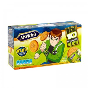 Mc Vitie's Ben 10 Çikolatalı Bisküvi