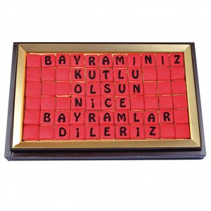 Bayramınız Kutlu Olsun Kurabiye Harfler