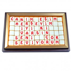 Canım Eşim Mesajlı Kurabiye Harfler