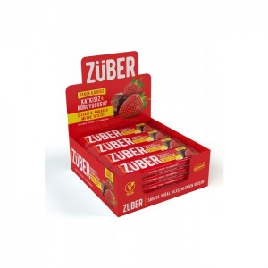 züber çilekli çikolatalı protein bar