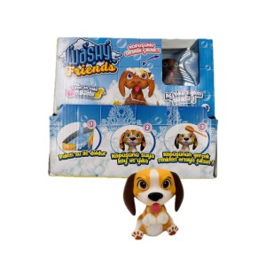 washy friends yıkanan köpek figürlü oyuncak ithal oyuncak paket X 24