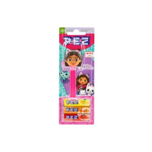 Gabby Dollhouse Pez Şeker Adam Oyuncak Şekerleme 1 oyuncak 3 yedek şeker