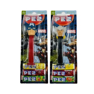 Marvel Pez Lisanslı Dispenser Oyuncaklı Şekerleme X 2 avantaj paket