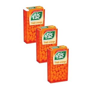 Orange Portakallı Şeker 18 gr Aromalı Şekerleme X 3 Avantaj Paket