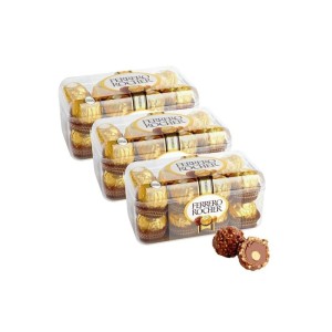 Fındıklı Truffle Çikolata T16 200 gr Altın Rocher Gold Rocher Avantaj X 3