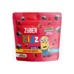 Kidz Meyve Küpü Çilekli Şeker Ilavesiz Sağlıklı Atıştırmalık- 12 Adet X 49 Gr