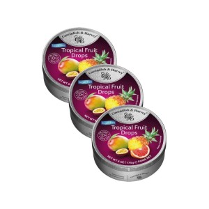 Tropik Şekersiz Meyve Aromalı Şeker 175 G Sugar Free Tropical X 3 Avantaj Paket